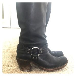 Frye Carmen Tall Harness Boots